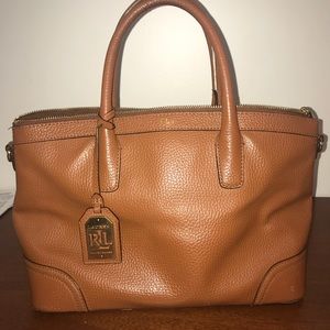 Lauren Ralph Lauren Tate Leather Satchel